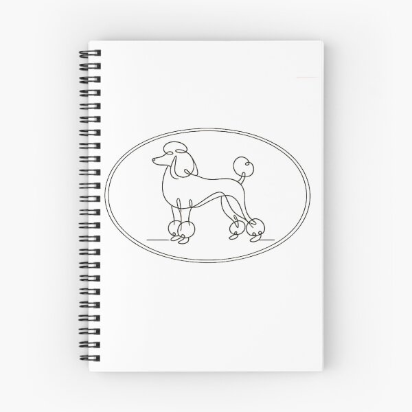 Item preview, Minimalist Standard Poodle Heritage Line Art designed and sold by tineldesign.