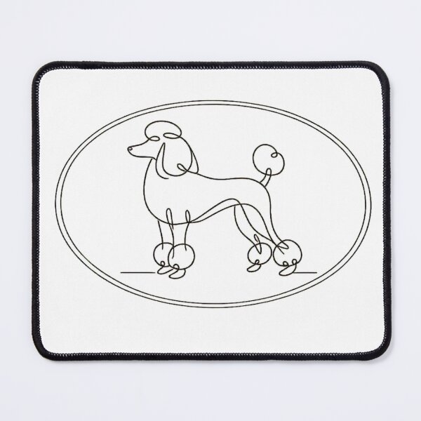 Item preview, Minimalist Standard Poodle Heritage Line Art designed and sold by tineldesign.