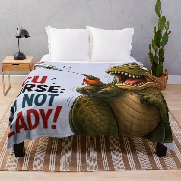 Item preview, T-Shirt | Funny Cartoon ICU Nurse | Funny Needle Fear designed and sold by DigiArt8Design.