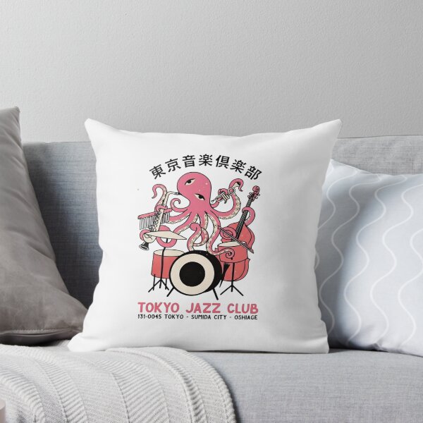 Item preview, Tokyo Jazz Club Octopus Drummer — Vintage Orange Music Graphic designed and sold by HBDStudio.