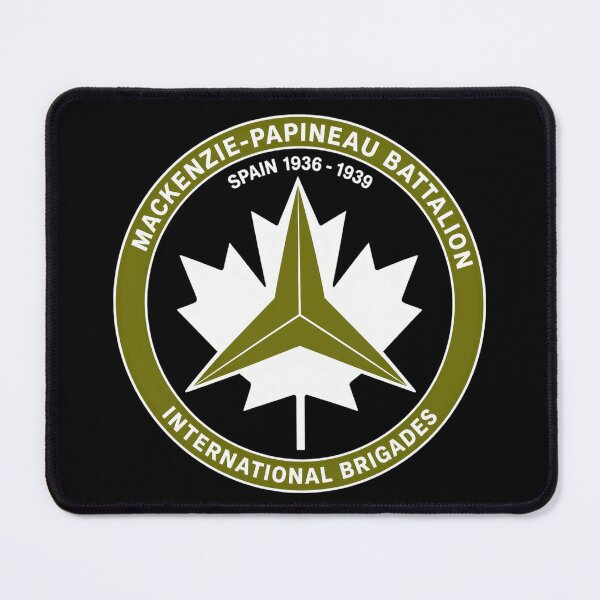 Item preview, Mackenzie Papineau Battalion International Brigades Antifascist Emblem Print designed and sold by PinUpPizzazz.