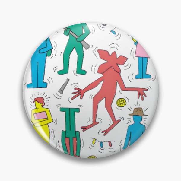 Item preview, Keith Haring Inspired Stranger Things Art designed and sold by AntonioPolivka7.