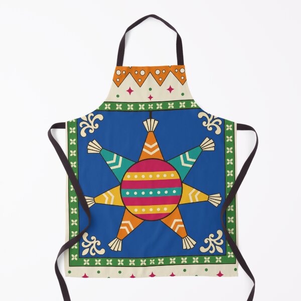 Item preview, Mexican Folk Star Pinata — Talavera Tile Christmas Papel Picado designed and sold by Planthem.