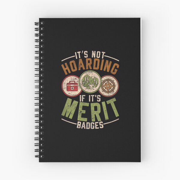 Item preview, Retro Merit Badge Hoarding Humor Camping Scout designed and sold by Skuthorp231.