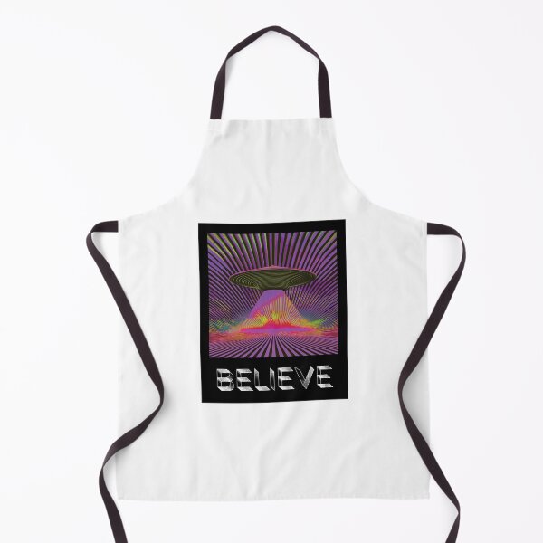 Item preview, Believe UFO Aliencore Psychedelic Optical Illusion Art – Atomic Pink designed and sold by ✨nightvrld.