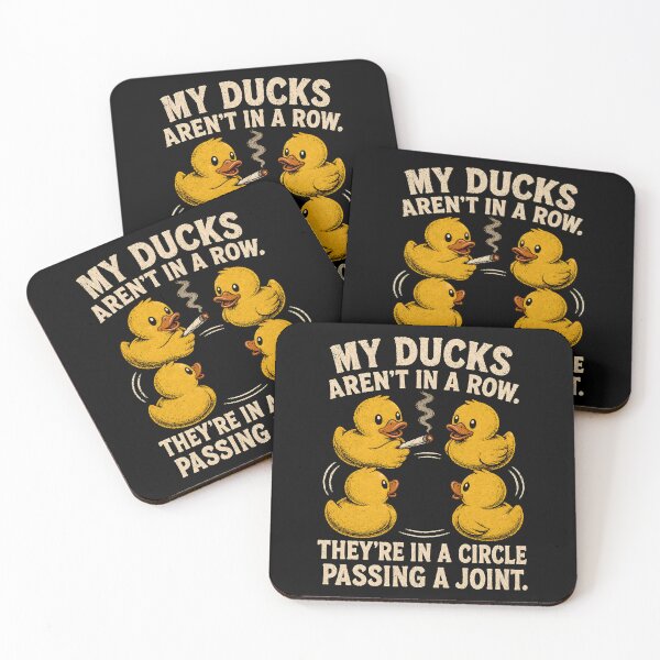 Item preview, My Ducks are Not in A Row Theyre in A Circle Passing A Joint designed and sold by CelidaBonde.