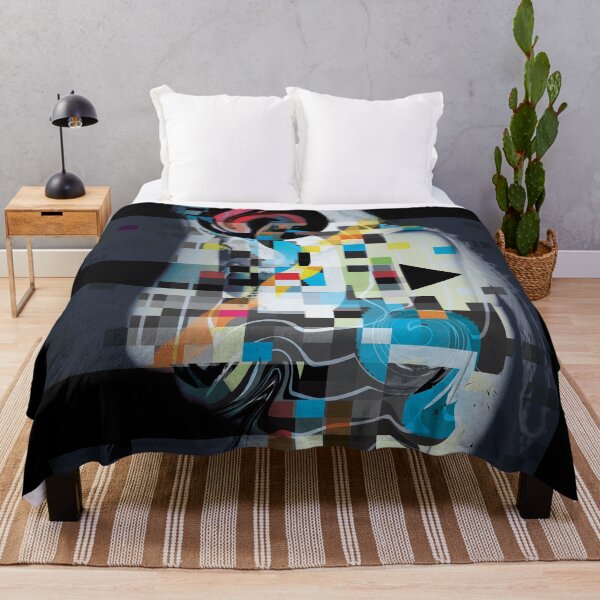 Item preview, Chroma Memoir — Abstract Glitch Portrait designed and sold by Lifer Art and Design.