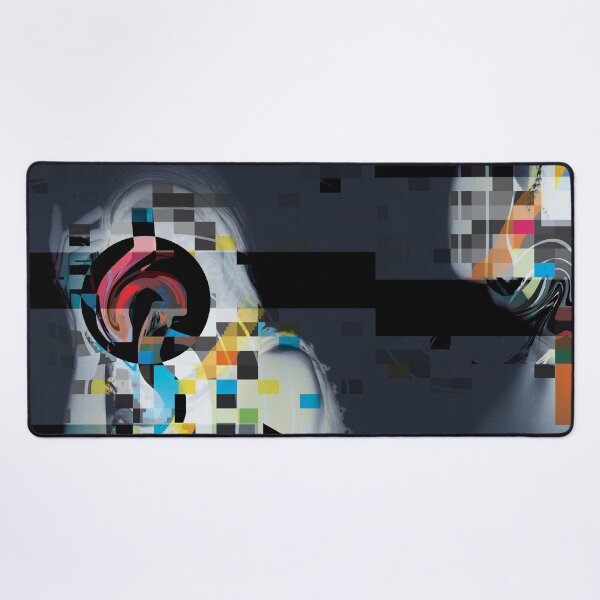 Item preview, Chroma Memoir — Abstract Glitch Portrait designed and sold by Lifer Art and Design.