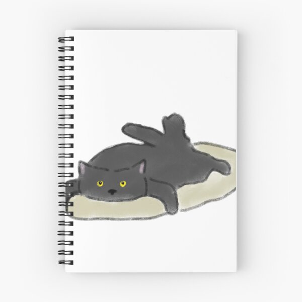 Item preview, Cute Surfing Black Cat Yellow Eyes Art designed and sold by raun.draw.