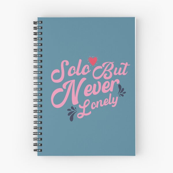 Item preview, Solo but Never Lonely – Minimalist Self Love Quote Design designed and sold by WallMuseStudio .