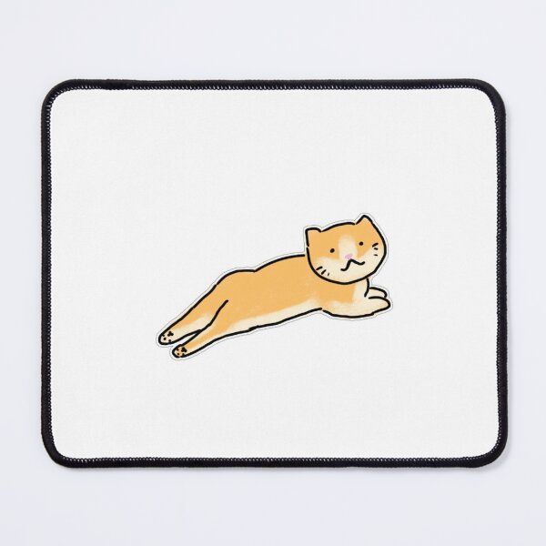 Item preview, Cute Lazy Orange Tabby Cat Art designed and sold by raun.draw.