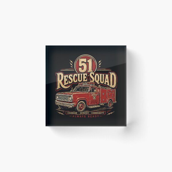 Item preview, Rescue Squad 51 designed and sold by xenianorman.
