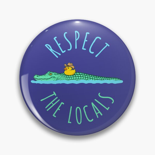 Item preview, Respect the Locals Alligator and Cowboy Duck designed and sold by donwillisjrart.