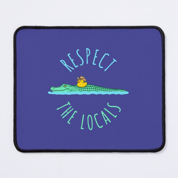 Item preview, Respect the Locals Alligator and Cowboy Duck designed and sold by donwillisjrart.