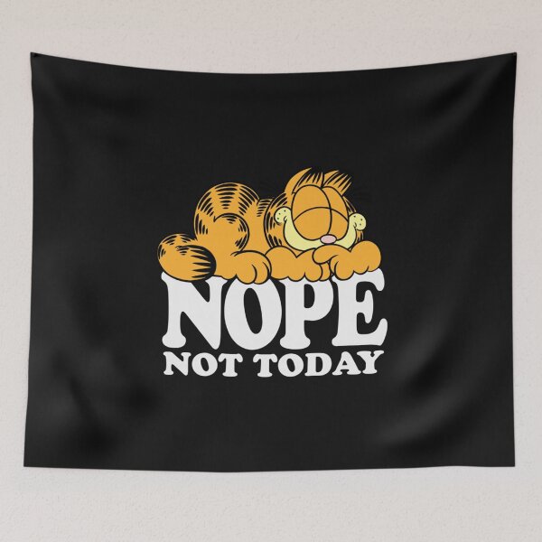 Item preview, Garfieldzz Nope Not Today Lazy Cat Bold Logo designed and sold by LincolnWardill.