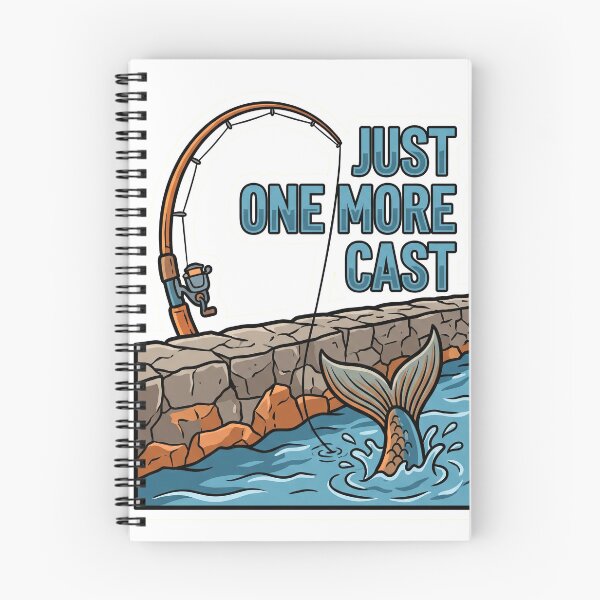 Item preview, Just One More Cast - Breakwater Shore Fishing designed and sold by LogicPulse.