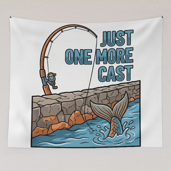 Item preview, Just One More Cast - Breakwater Shore Fishing designed and sold by L .