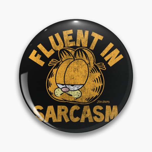 Item preview, Garfieldzz Fluent in Sarcasm Cartoon Cat designed and sold by LincolnWardill.