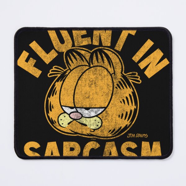Item preview, Garfieldzz Fluent in Sarcasm Cartoon Cat designed and sold by LincolnWardill.