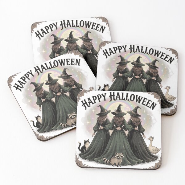 Item preview, Vintage Witch Sisters Halloween, Three Witches Spooky Season Gift designed and sold by Zizo-DR44.