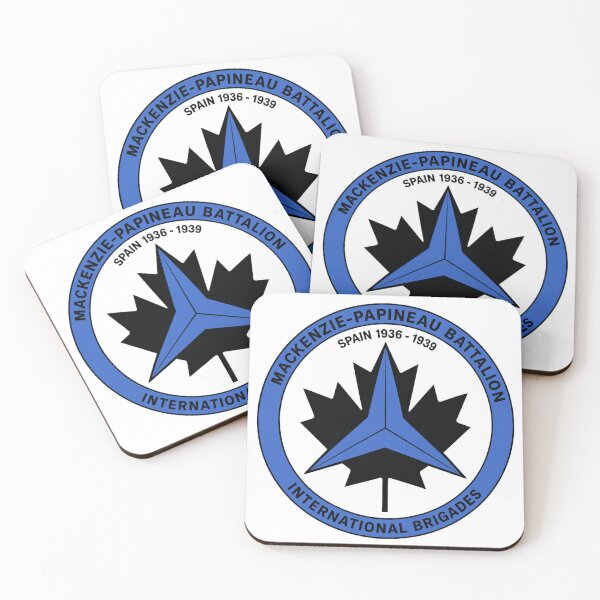 Item preview, Mackenzie Papineau Battalion International Brigades Antifascist Emblem Print designed and sold by PinUpPizzazz.