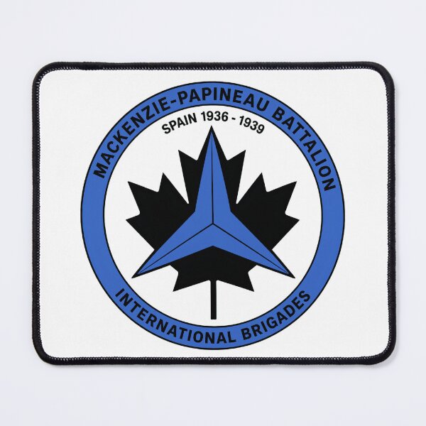 Item preview, Mackenzie Papineau Battalion International Brigades Antifascist Emblem Print designed and sold by PinUpPizzazz.