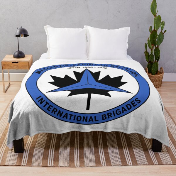 Item preview, Mackenzie Papineau Battalion International Brigades Antifascist Emblem Print designed and sold by PinUpPizzazz.