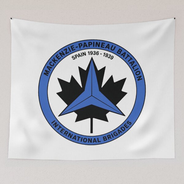 Item preview, Mackenzie Papineau Battalion International Brigades Antifascist Emblem Print designed and sold by PinUpPizzazz.