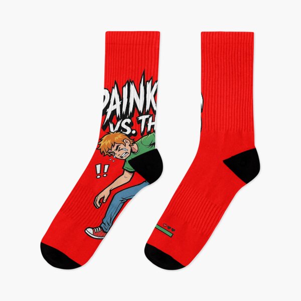 Item preview, Painkillers Vs The Old Funny Back Pain Retro Arcade Indie Comic Style designed and sold by AdyKurniawan.