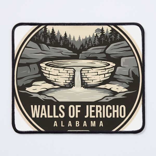 Item preview, Walls of Jericho Alabama designed and sold by DetourDgn.