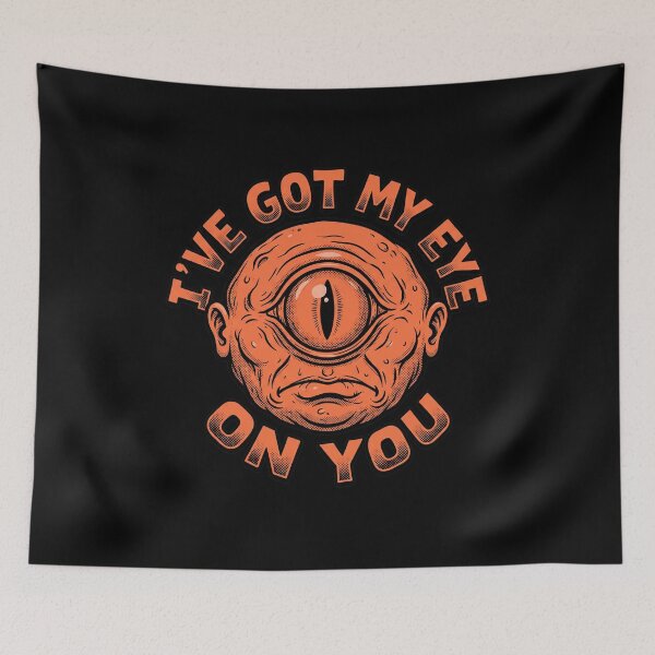 Item preview, Funny Cyclops I've Got My Eye On You Greek Mythology Retro Comic Art designed and sold by AdyKurniawan.