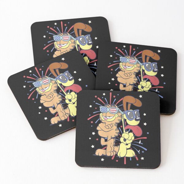 Item preview, Women's Garfieldzz 4th of July Garfieldzz & Odie Back to Back Fireworks designed and sold by LincolnWardill.