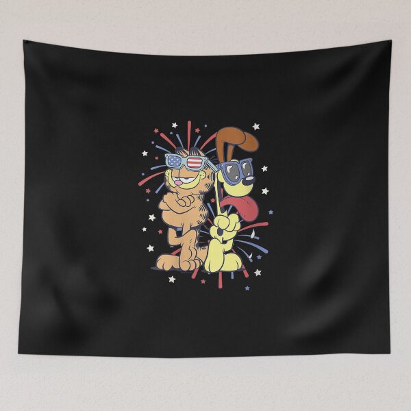 Item preview, Women's Garfieldzz 4th of July Garfieldzz & Odie Back to Back Fireworks designed and sold by LincolnWardill.