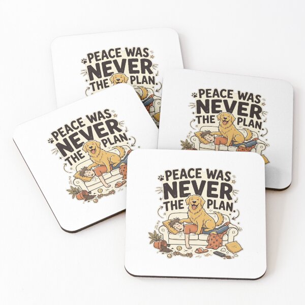 Item preview, peace Was Never The Plan Funny Dog Lover T-Shirt designed and sold by VIBECANVASSHOP .