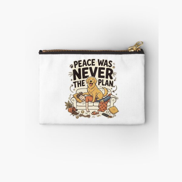 Item preview, peace Was Never The Plan Funny Dog Lover T-Shirt designed and sold by VIBECANVASSHOP .