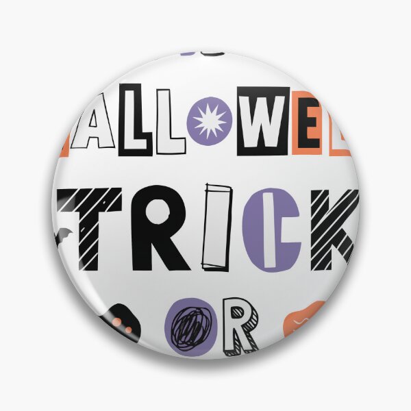 Item preview, Happy Halloween Trick or Treat – Spooky Collage Typography designed and sold by MOCH- ART.