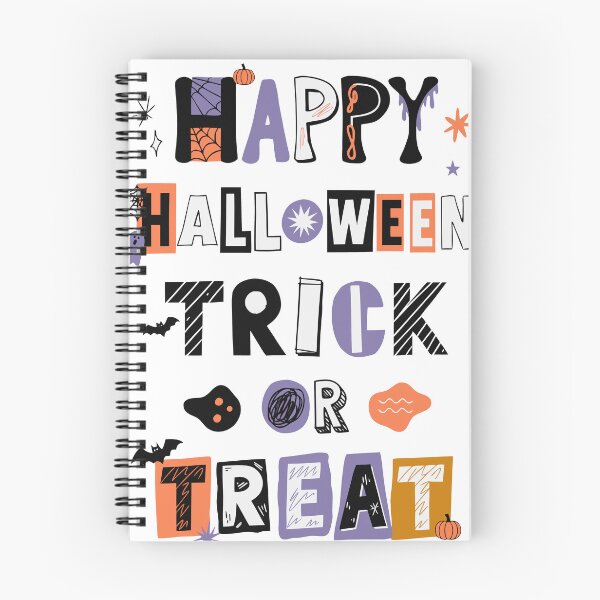 Item preview, Happy Halloween Trick or Treat – Spooky Collage Typography designed and sold by Tafa_Design.