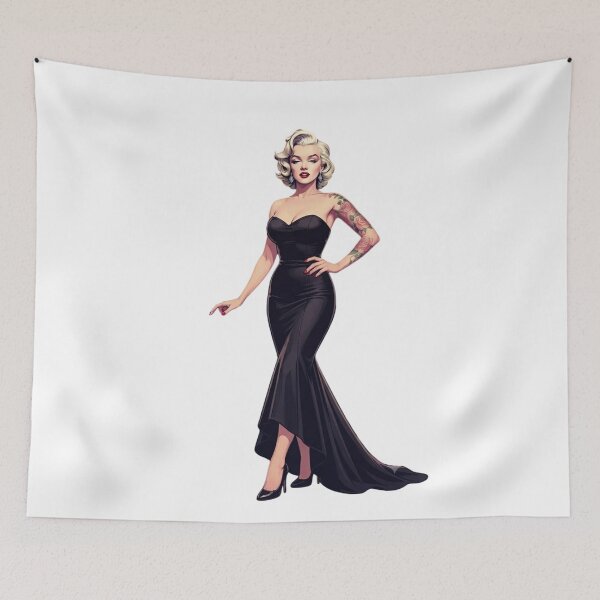 Item preview, Vintage Monroe Fashion Portrait designed and sold by Nurzhik.