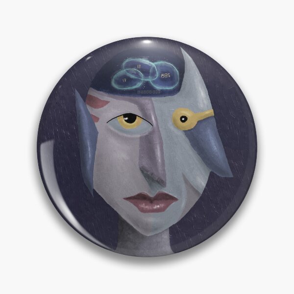 Item preview, Alien No.25 – Time Control Alien – Cosmic Time Manipulator | Cubist Alien Art | Sci Fi Surreal Wall Art | Fantasy Creature | Unique Alien Design designed and sold by aekritdeach.