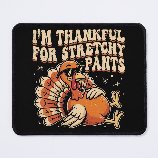 Item preview, I’m Thankful for Stretchy Pants Funny Turkey Vintage designed and sold by CF_VintageDesign.