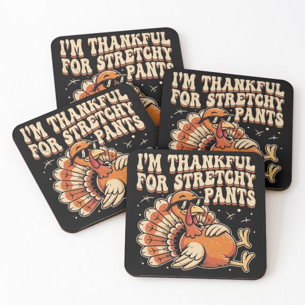Item preview, I’m Thankful for Stretchy Pants Funny Turkey Vintage designed and sold by CF_VintageDesign.