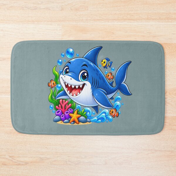 Item preview, Cute Shark  Ocean Predator designed and sold by DoodleWorld Studio .