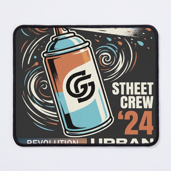 Item preview, URBAN VIBRATIONS Street Crew 24 Graffiti Spray Can Retro Art Poster designed and sold by RAMIX-Y2K.