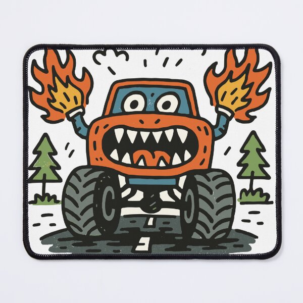 Item preview, Monster Truck Hand Drawn designed and sold by anamwp.