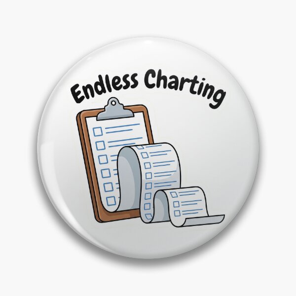 Item preview, Endless Charting - Nurse Doctor Clipboard designed and sold by LogicPulse.