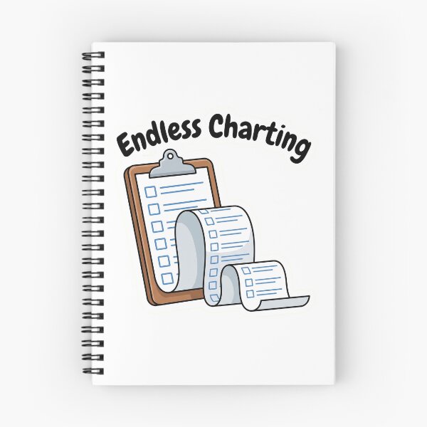 Item preview, Endless Charting - Nurse Doctor Clipboard designed and sold by LogicPulse.