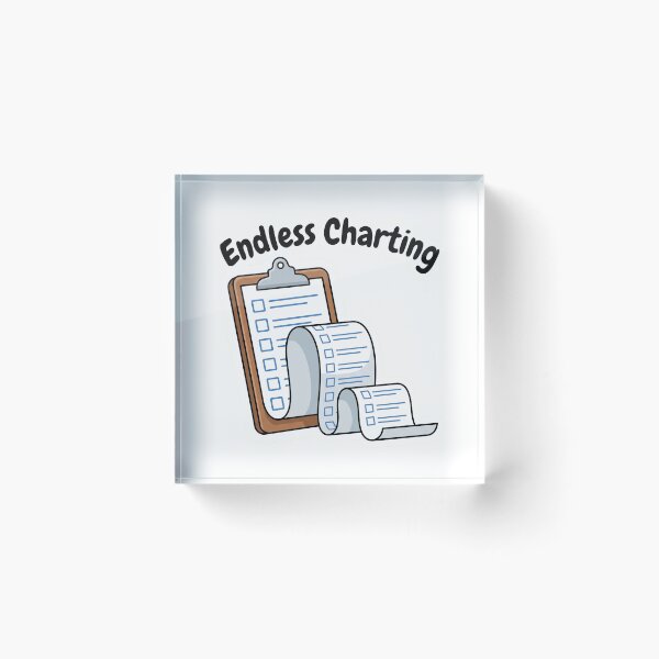 Item preview, Endless Charting - Nurse Doctor Clipboard designed and sold by LogicPulse.