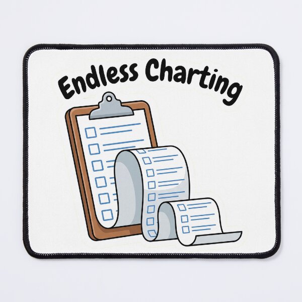 Item preview, Endless Charting - Nurse Doctor Clipboard designed and sold by LogicPulse.