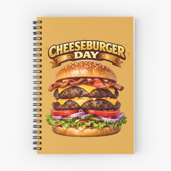 Item preview, National Cheeseburger Day Double Bacon Burger Graphic designed and sold by digitalbob60.