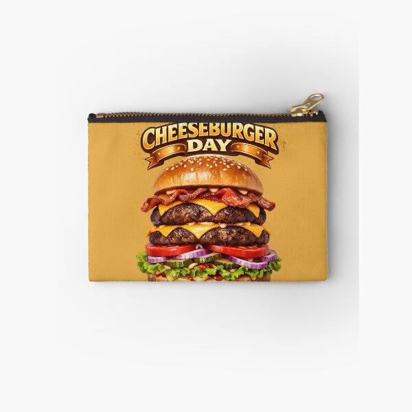 Item preview, National Cheeseburger Day Double Bacon Burger Graphic designed and sold by digitalbob60.